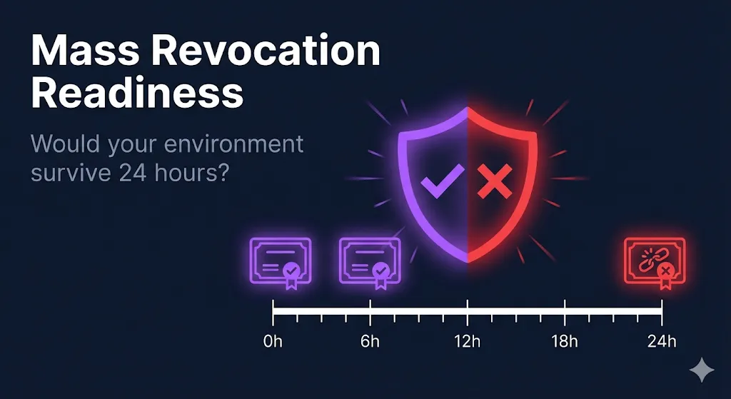 1.7 Million Certificates Revoked in 24 Hours — Would Your Environment Survive?