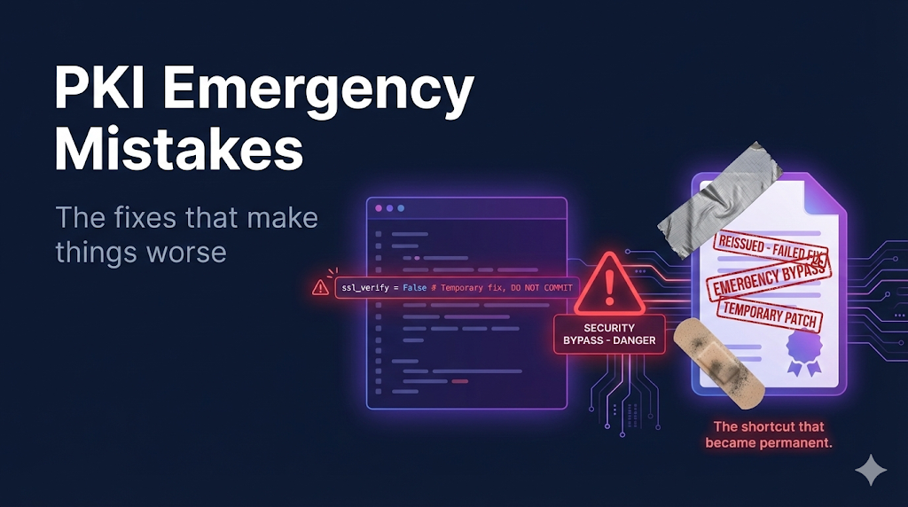 PKI Emergency Mistakes